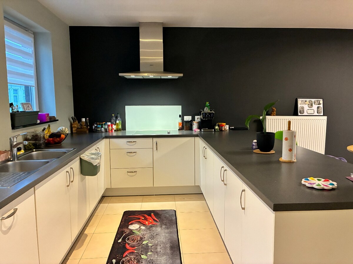 Ruim appartement met 2 terrassen. 