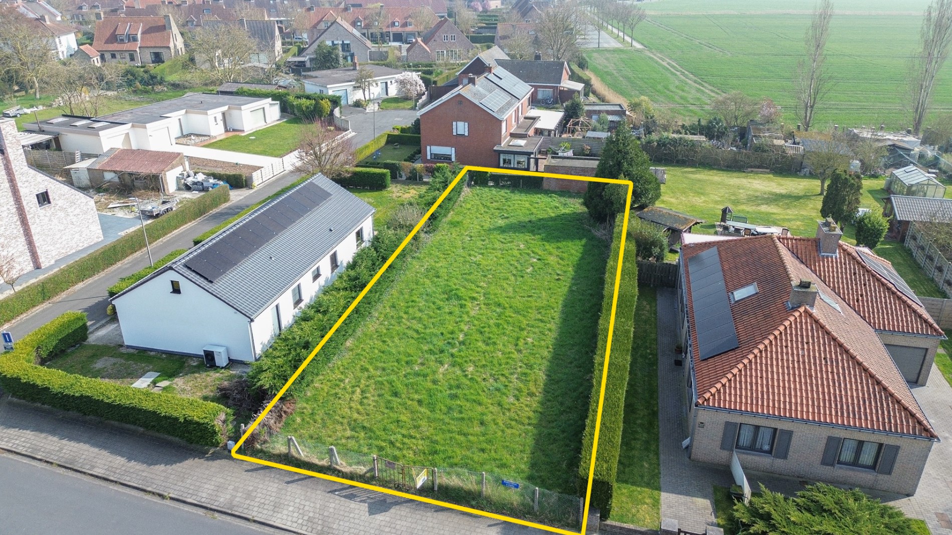 Rustig gelegen bouwgrond in Lissewege – privacy, zon en bereikbaarheid in één 