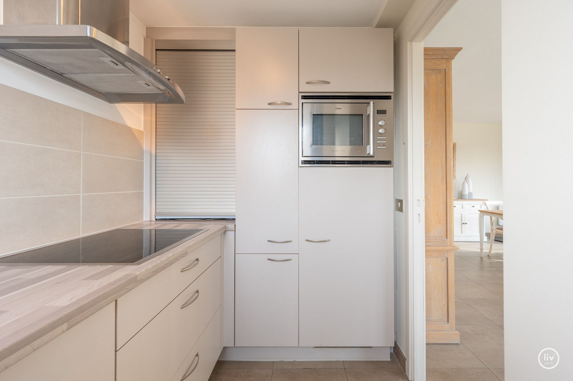 Lichtrijk 1-slaapkamerappartement op een aangename ligging vlakbij de Lippenslaan te Knokke. 