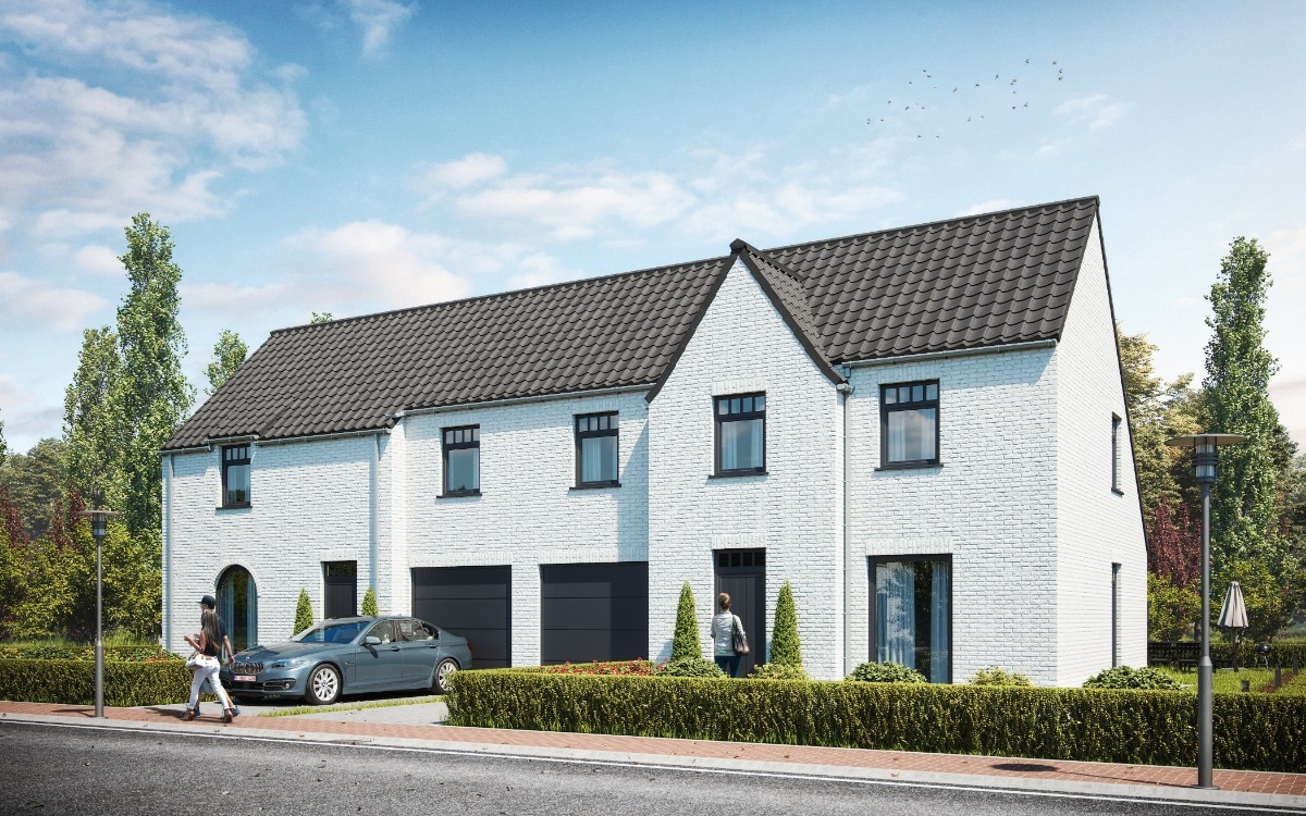 MAGNIFIEKE HALF OPEN PASTORIEWONINGEN IN CENTRUM ZEDELGEM 