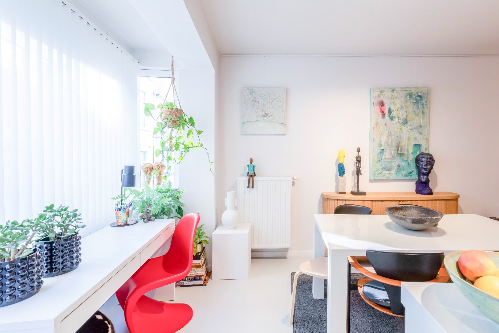 Exclusief 1-slp. app. in het centrum van de stad. 