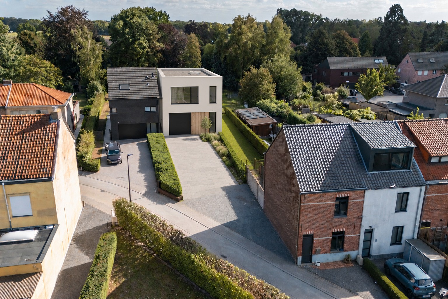 Bouwgrond (957 m²) voor halfopenbebouwing 