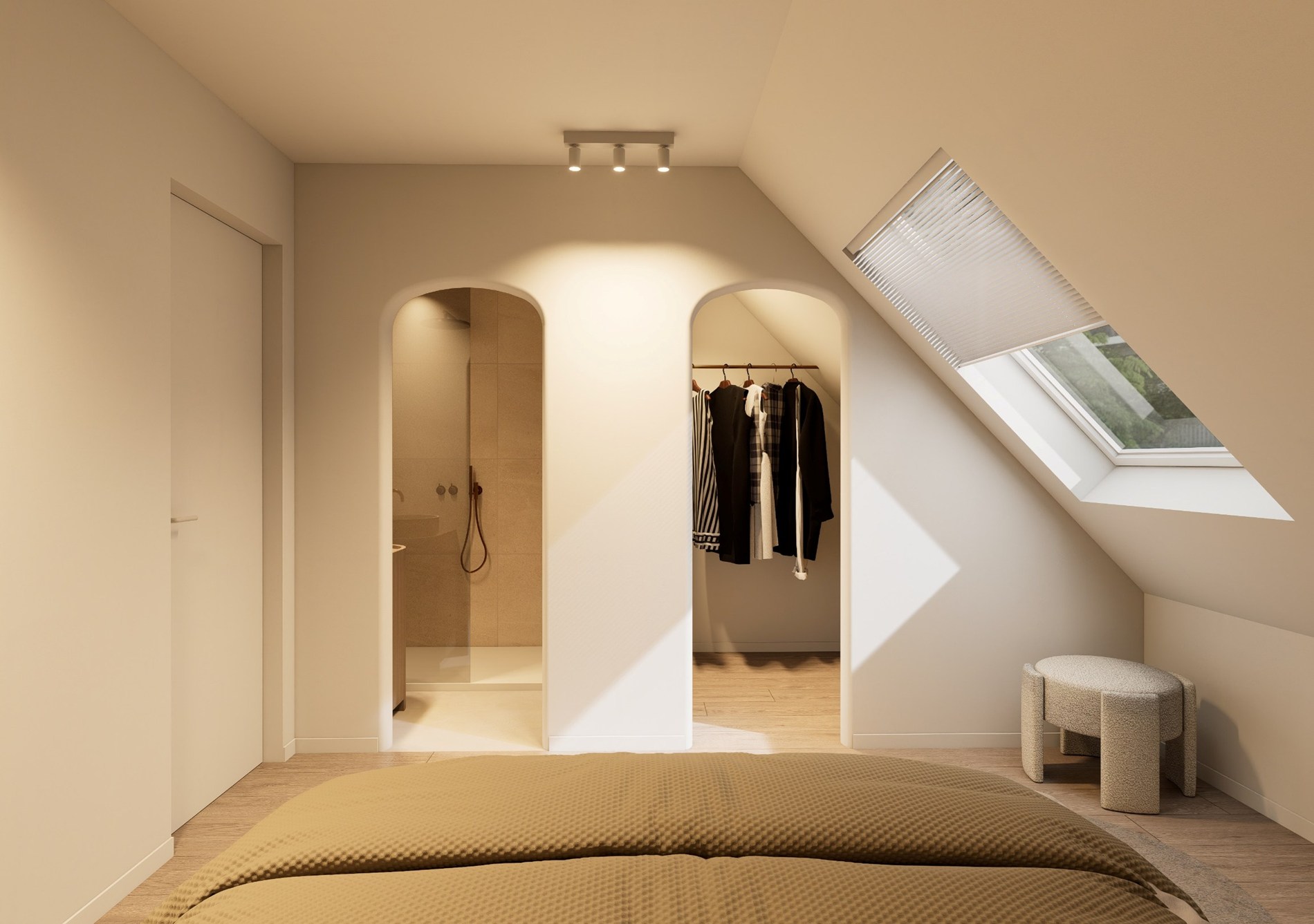 Luxueus renovatieproject voorzien van een duplex met 3 slaapkamers gelegen te Dumortierlaan (2 terrassen!) 