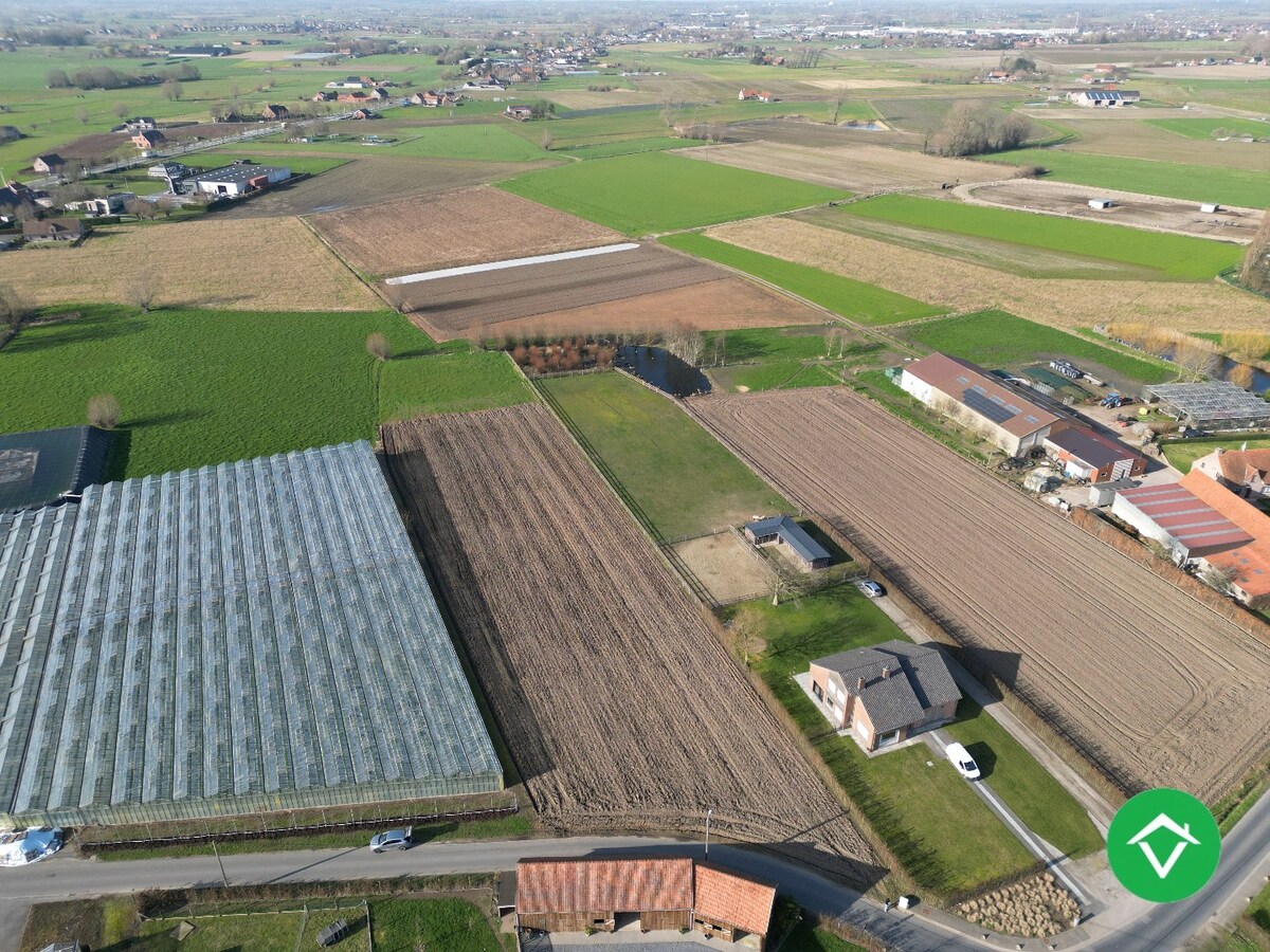 Bouwgrond (1291m²) op één rustige, gunstige ligging te Gits 