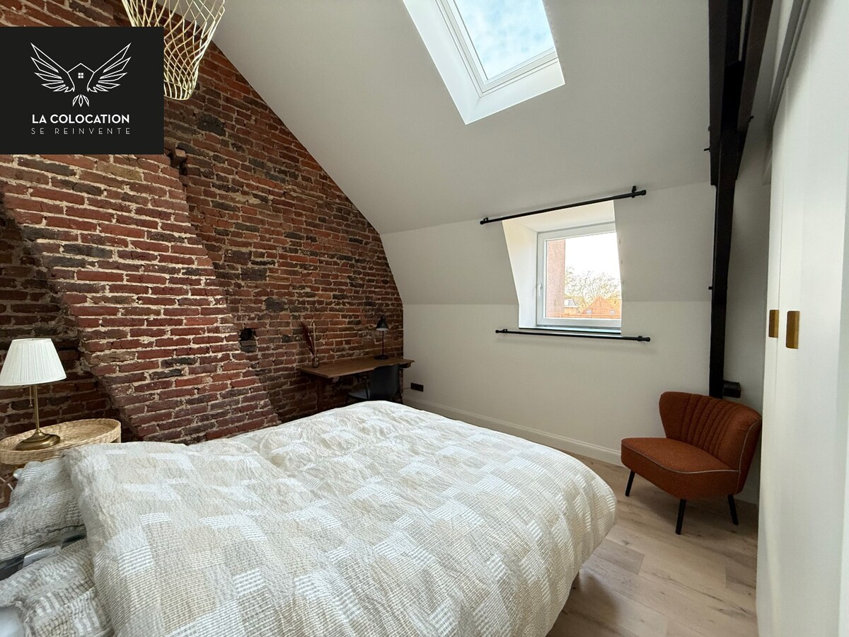 Chambre  en coliving dans une maison de caractère à Tournai ! 