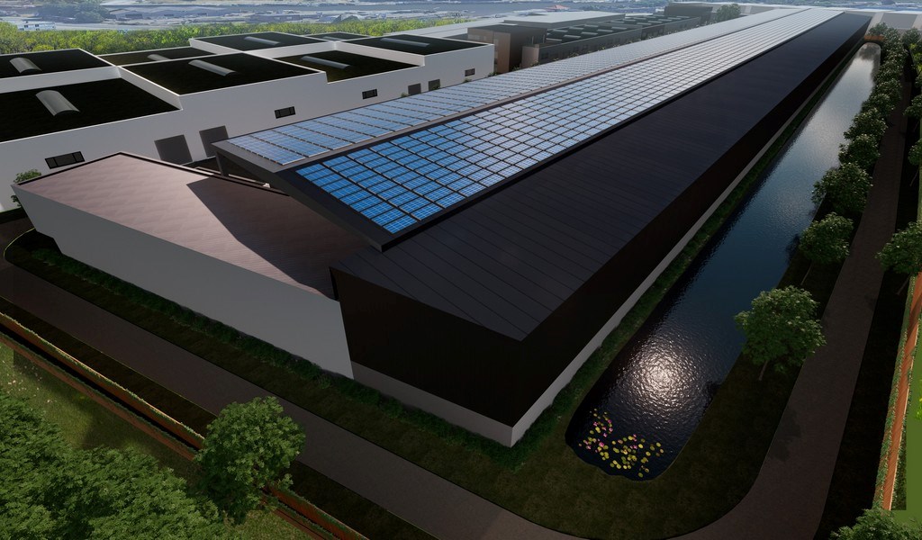 Nieuwbouw magazijnen te koop aan de Voorhaven in Gent