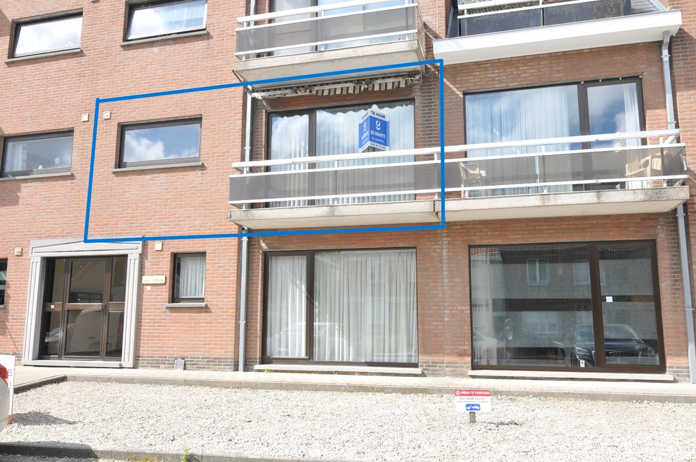 Mooi appartement 2 slaapkamers + garage 