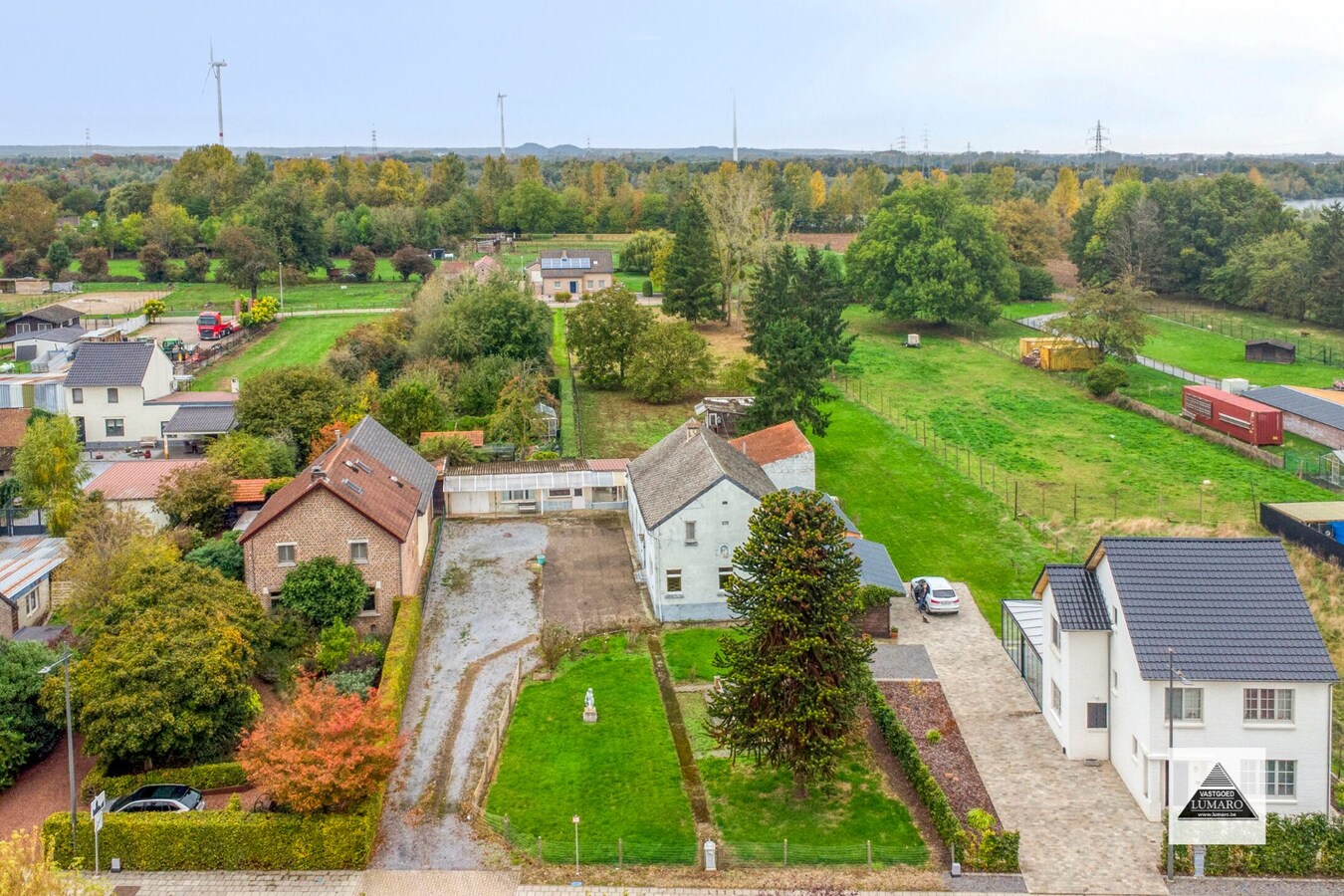 Te renoveren langgevel-hoeve op 3.536 m² in Maasdorp Boorsem 