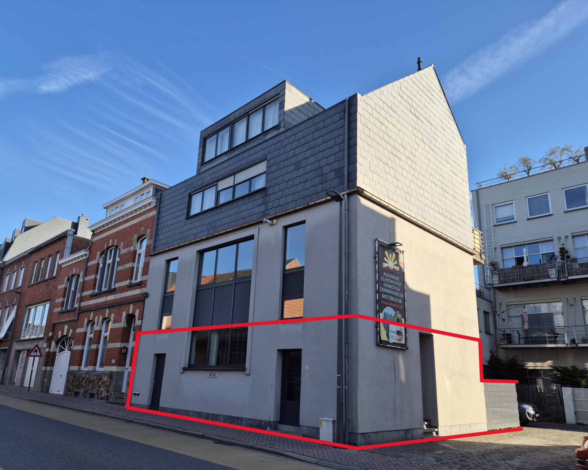 Appartement (loft stijl) in het centrum met 2 slaapkamers en terras 