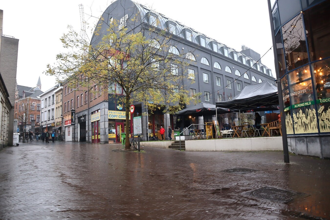 Autostaanplaats centrum Leuven, Tiensestraat (wandelgedeelte) 