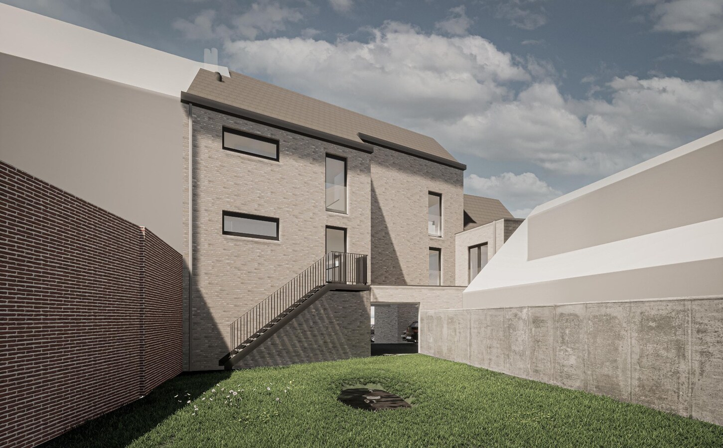 Vergund project - 2 luxe app. dorspkern S-L-Esse 