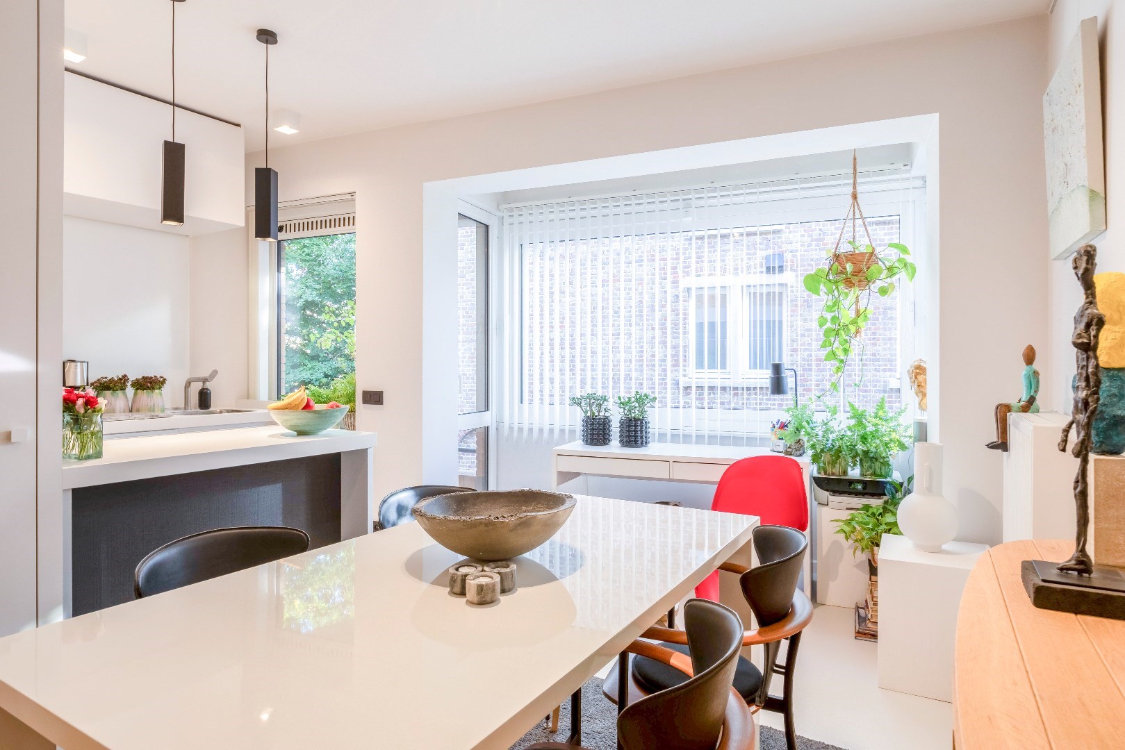 Exclusief 1-slp. app. in het centrum van de stad. 