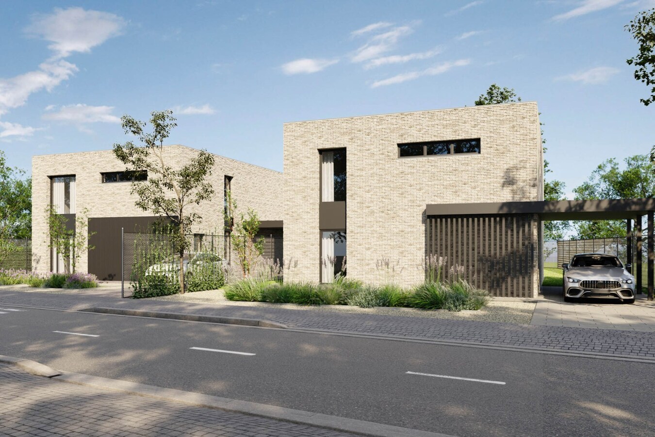 Vrijstaande, rustig gelegen CASCO + afgewerkte woning in een moderne bouwstijl op een fraai perceel op een rustige locatie! 