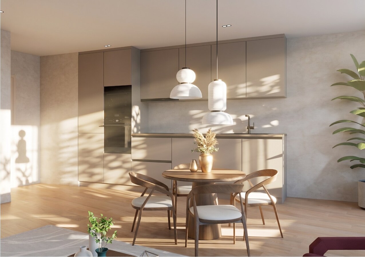 KNUS GV 1-SLAAPKAMER APPARTEMENT MET STADSTUINTJE 