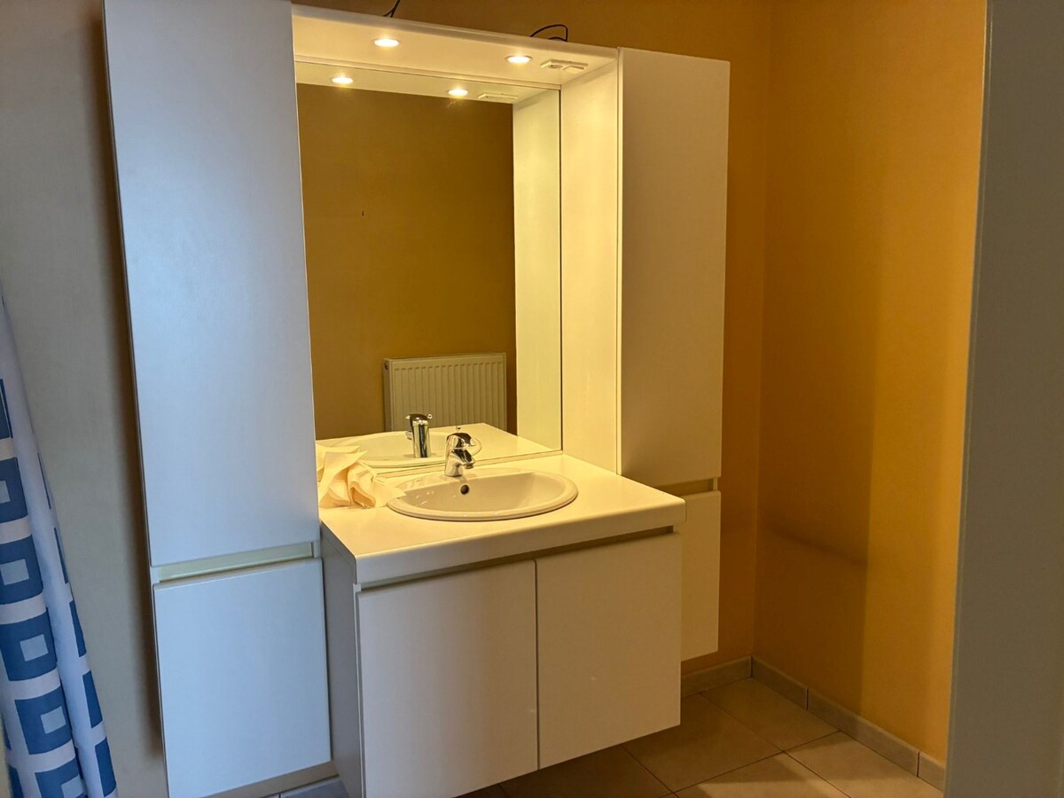 Ruim appartement op de eerste verdieping met twee slaapkamers en zonnig terras 