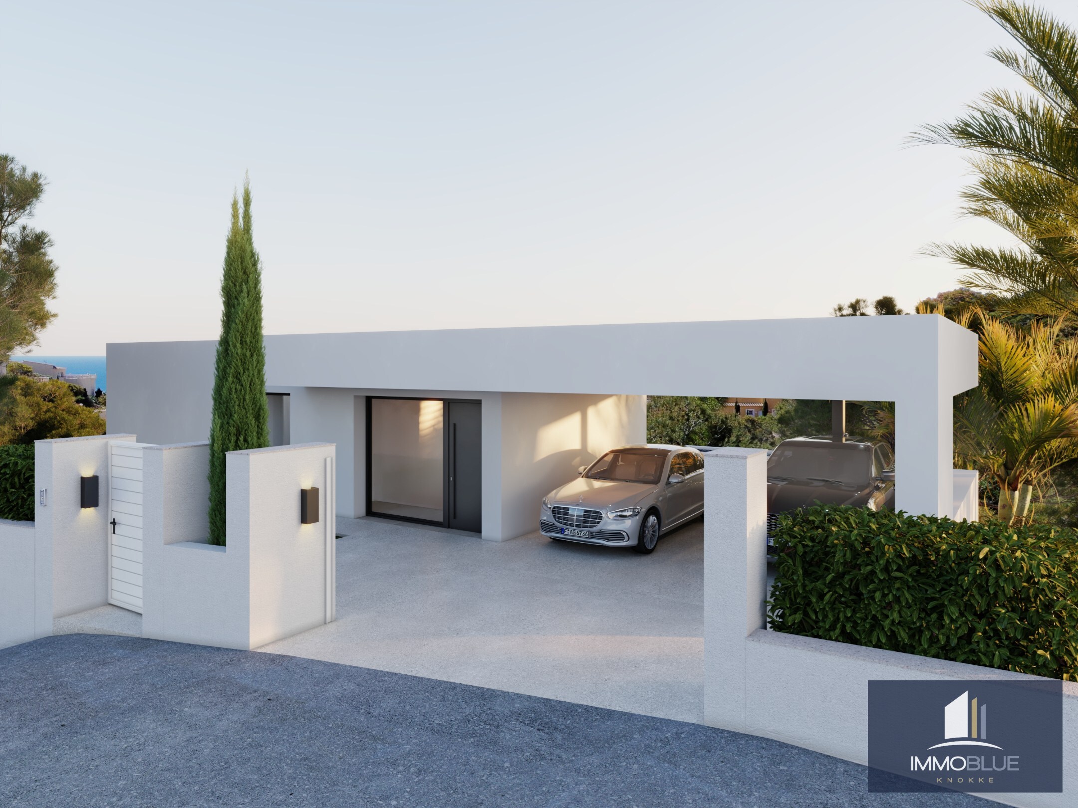 Villa élégante avec vue sur la mer 