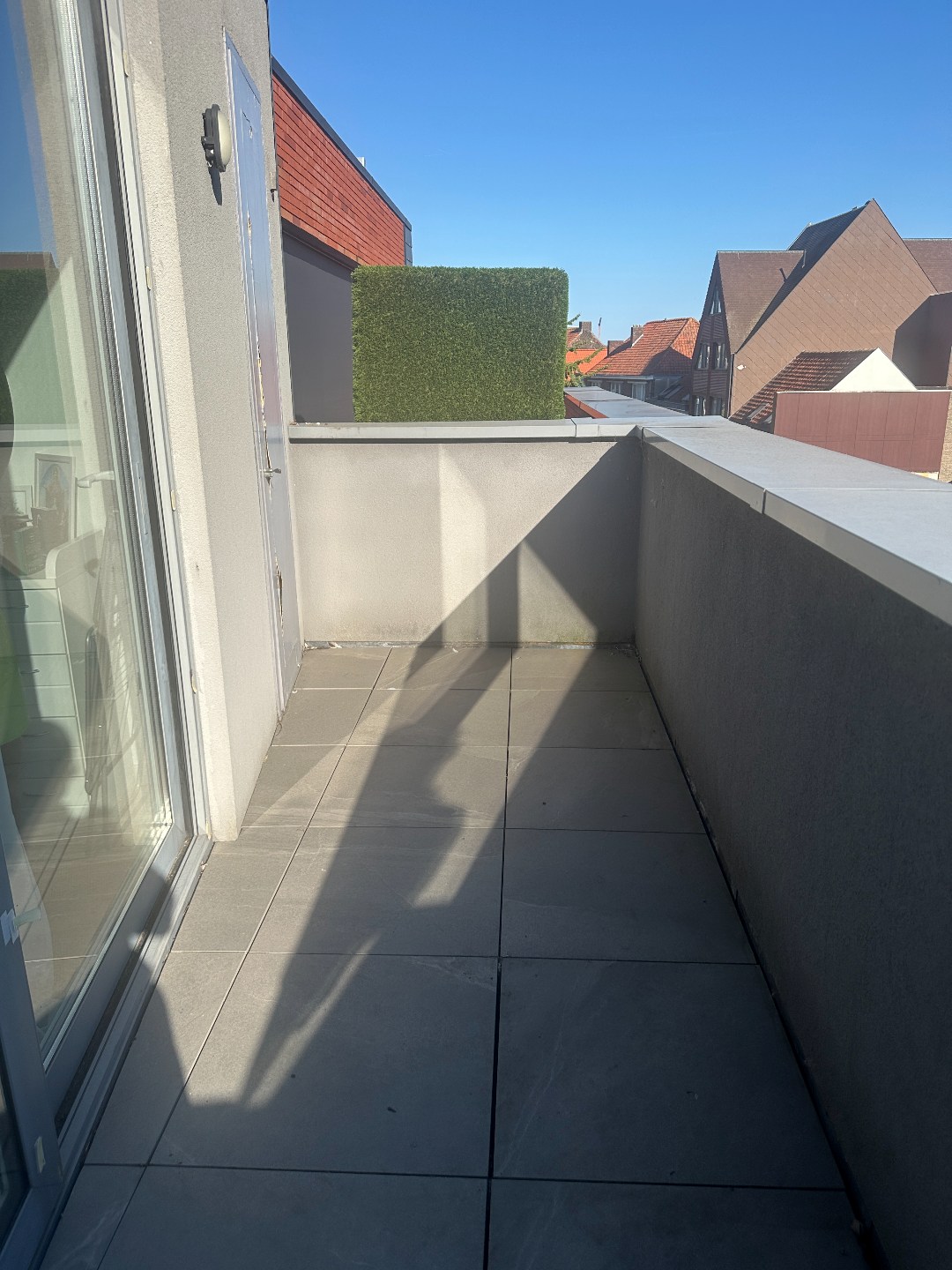 Terras bij slaapkamer