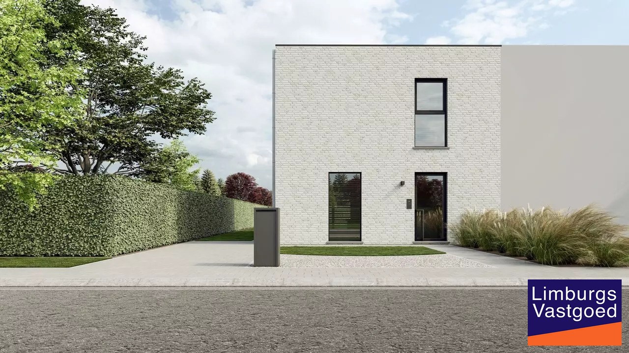 Nieuwbouwwoning, halfopen bebouwing, LOT 1, voor halfopen bebouwing, 4a 89ca, te Houthalen-Helchteren 