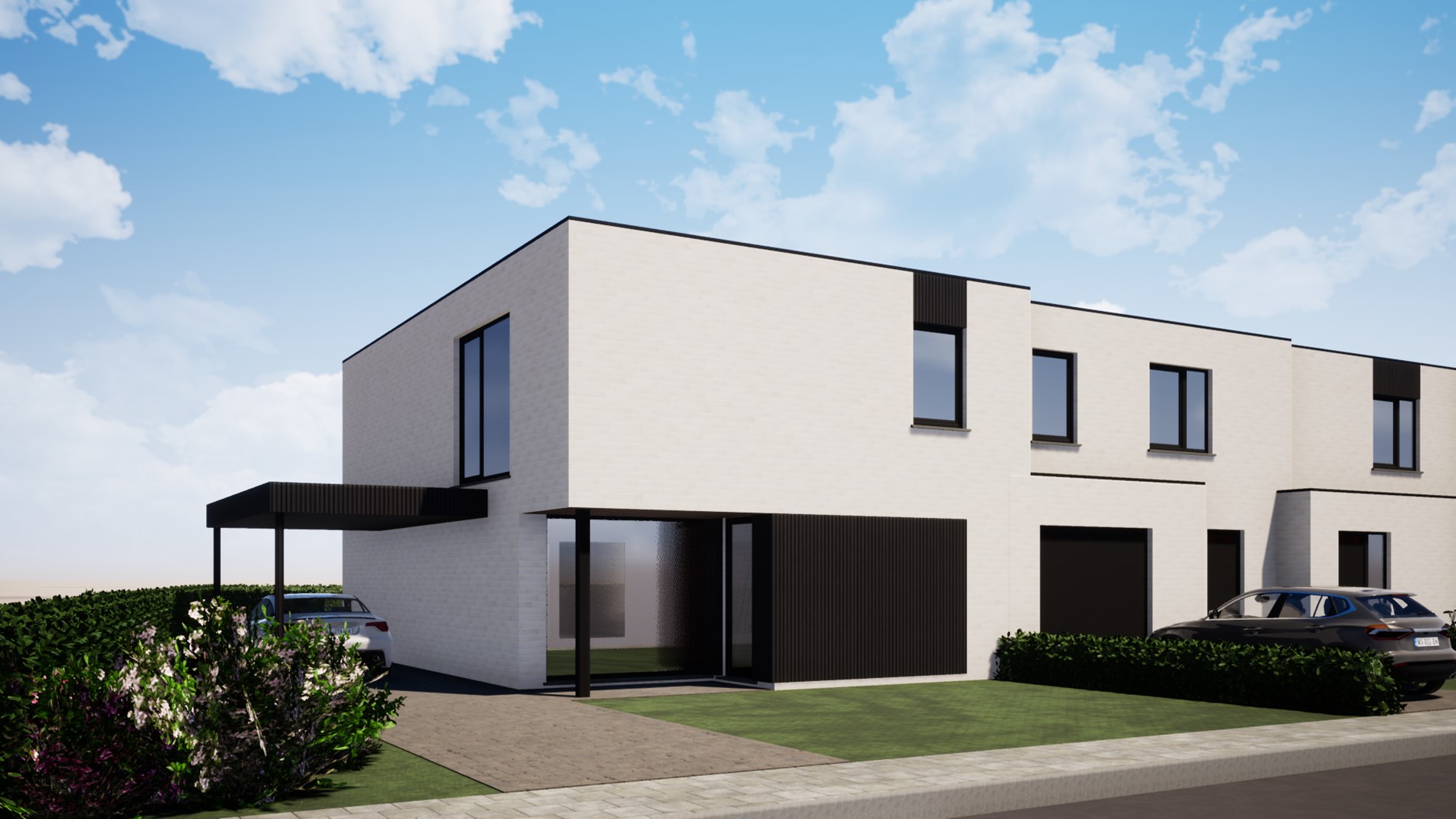 Moderne nieuwbouwwoningen op topligging te Gistel 