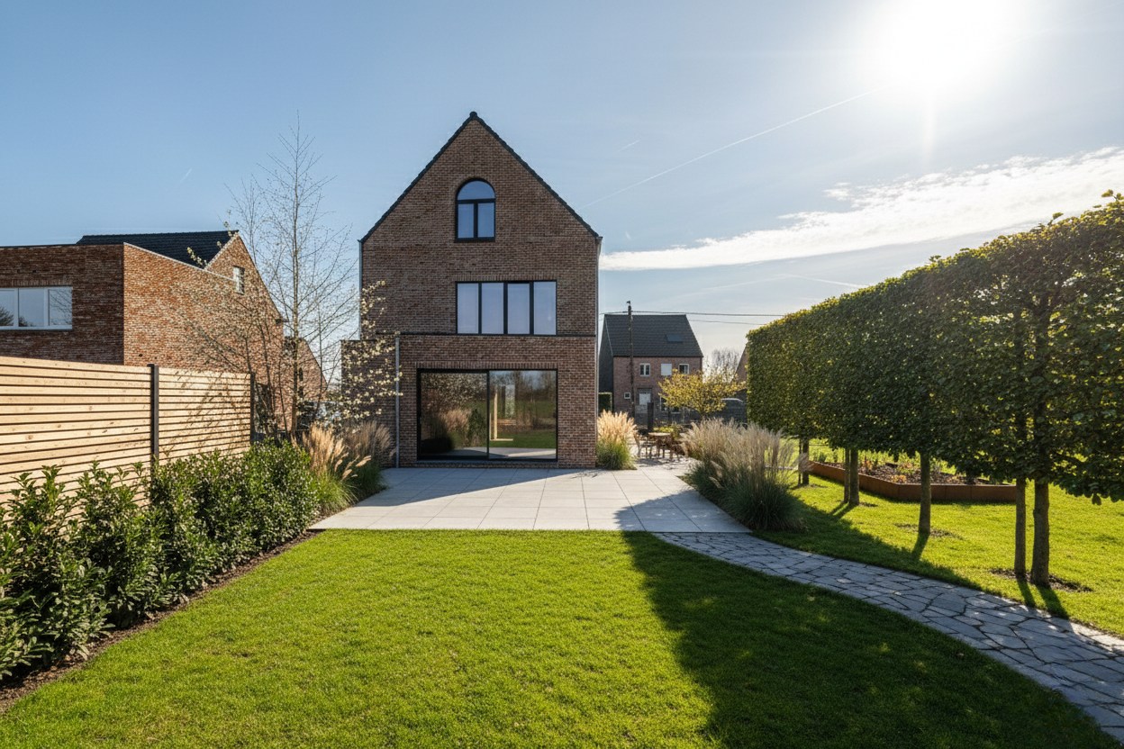 Exclusieve casco woning met 5 slaapkamers en royale tuin in Kruibeke, vlak bij Antwerpen 