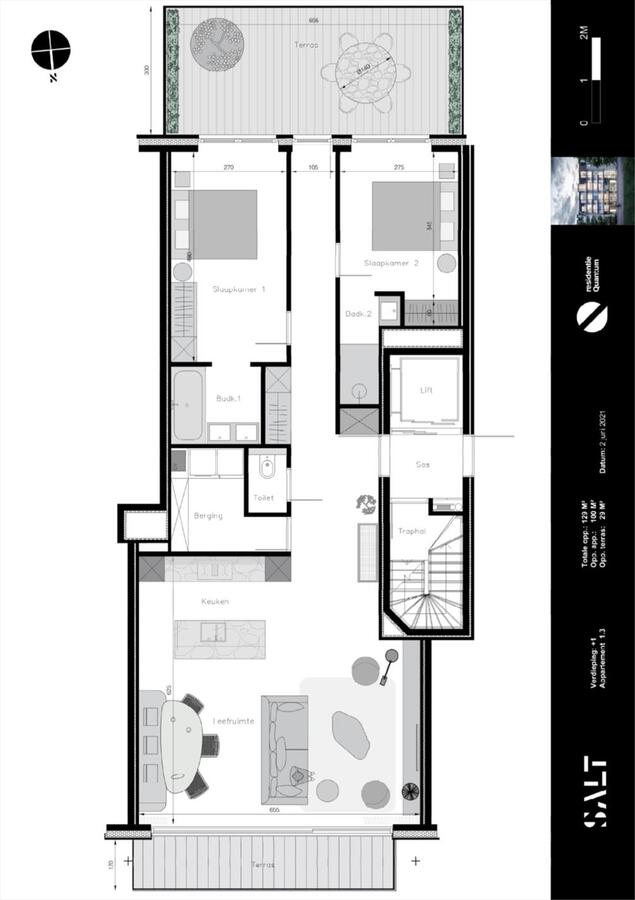 Nieuwbouwappartement in res. "Quantum" - Heist 