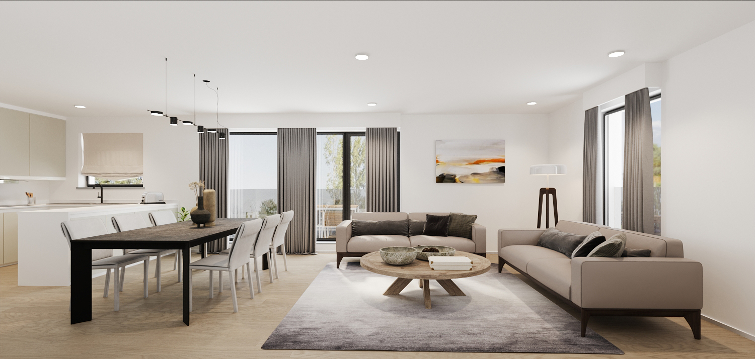 Residentie Hamveld - afgewerkte BEN-appartementen middenin het groen! 