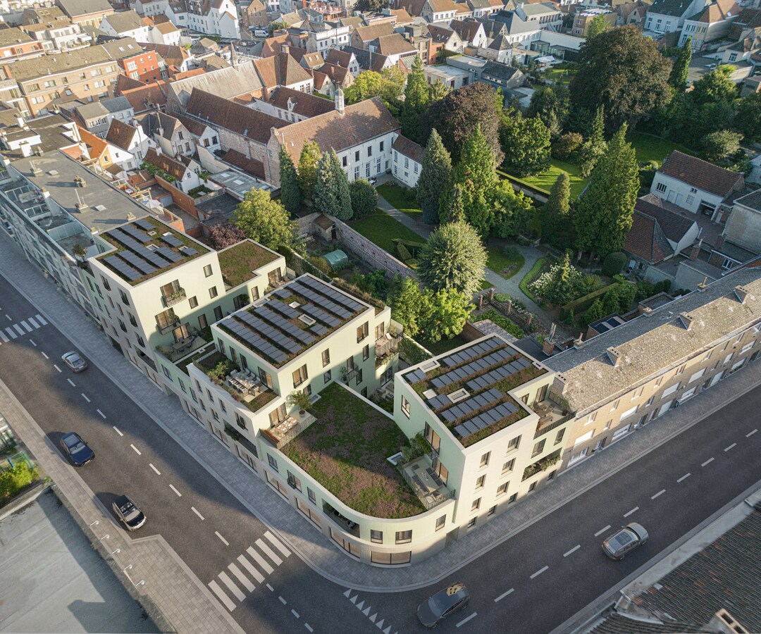 Energiezuinig nieuwbouwappartement met terras in centrum Oudenaarde 