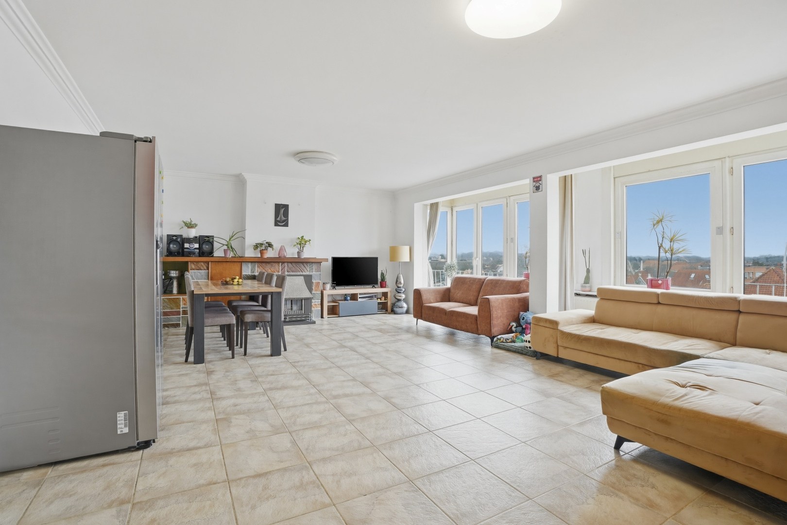 Ruim appartement (115 m²) met 3 à 4 slaapkamers op topligging te Koksijde-Bad 