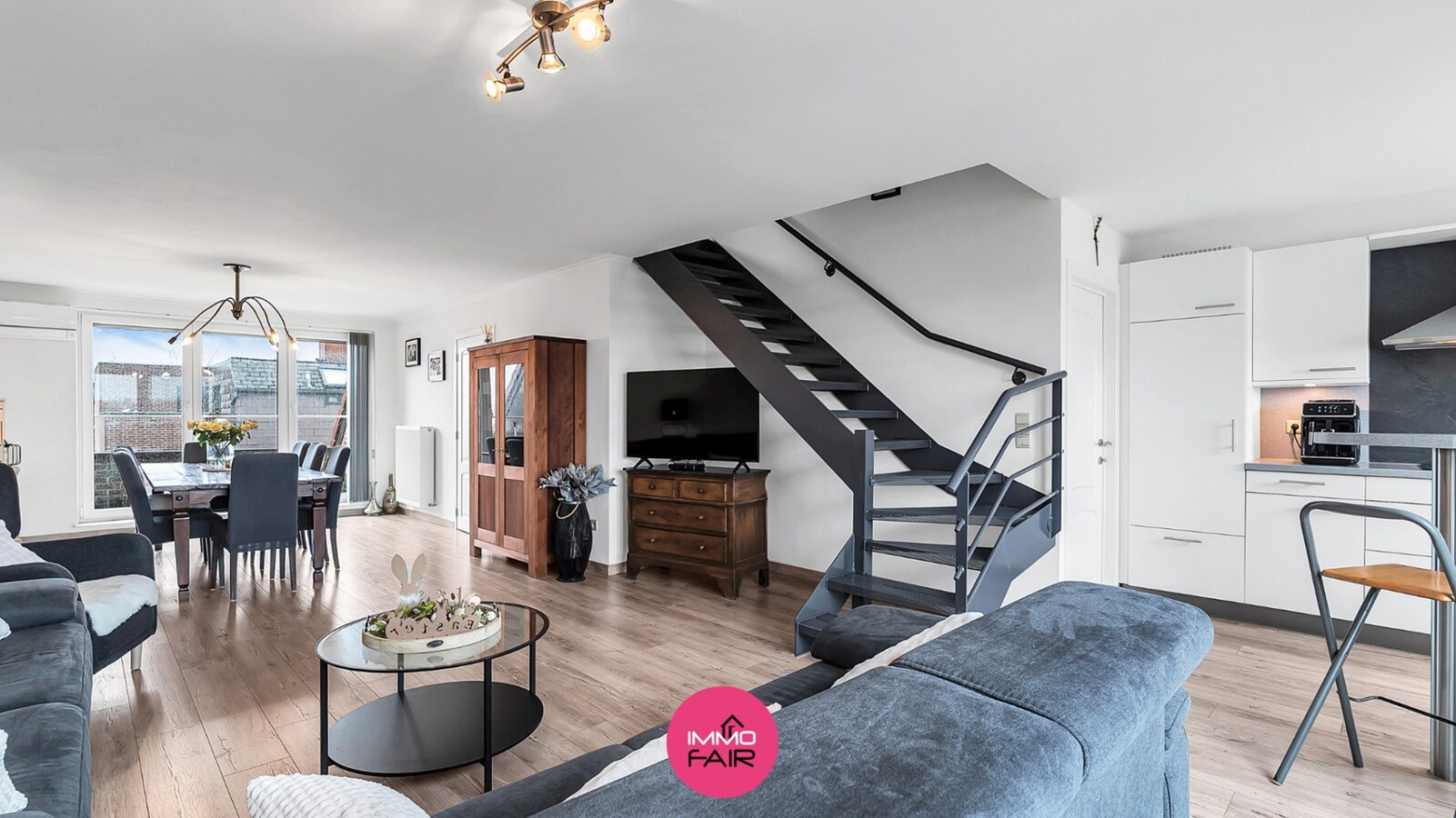 Ruim duplex appartement in kleinschalige residentie op toplocatie in Maasmechelen 