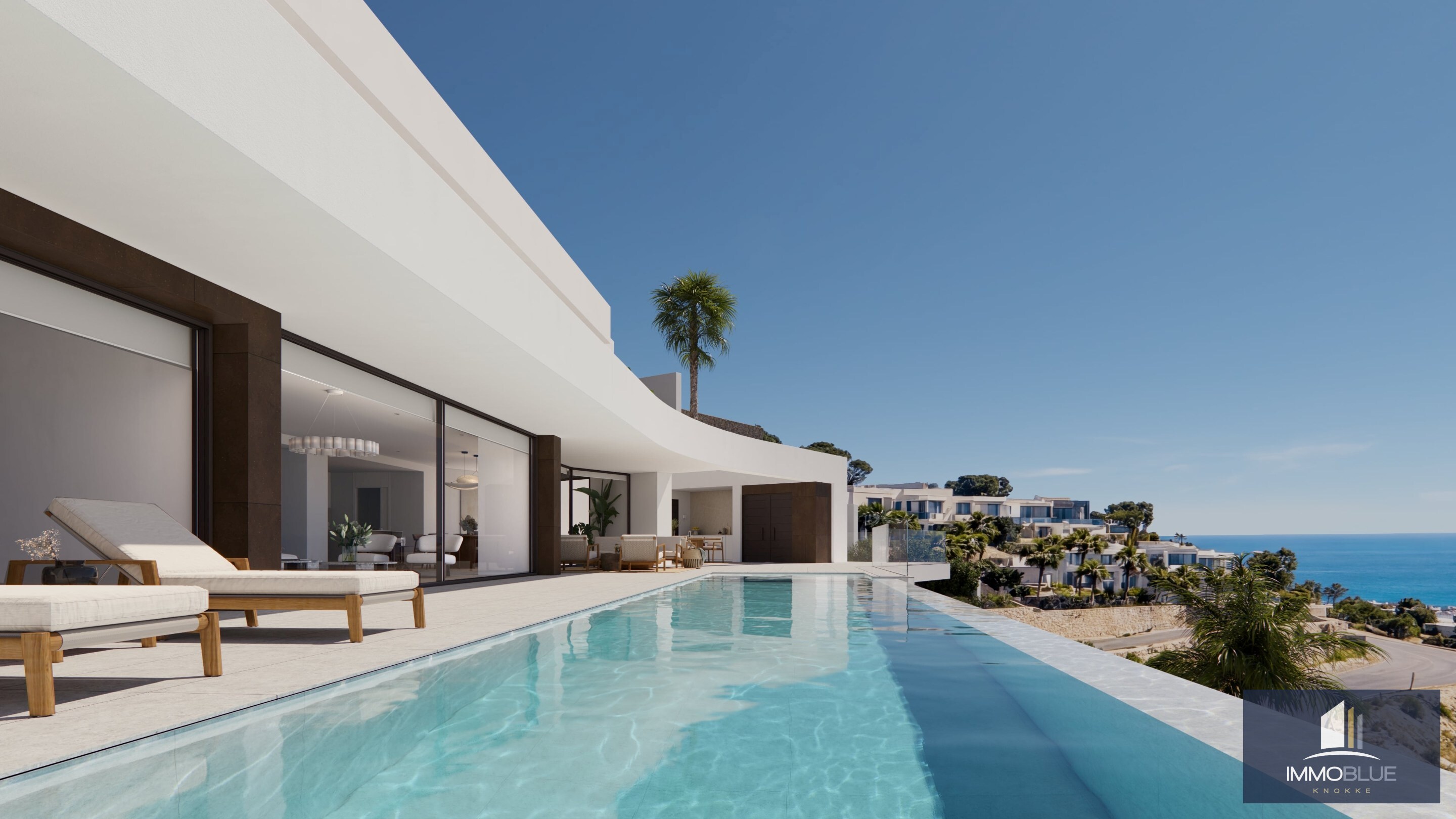 Moderne villa met panoramisch uitzicht op de Middellandse Zee 