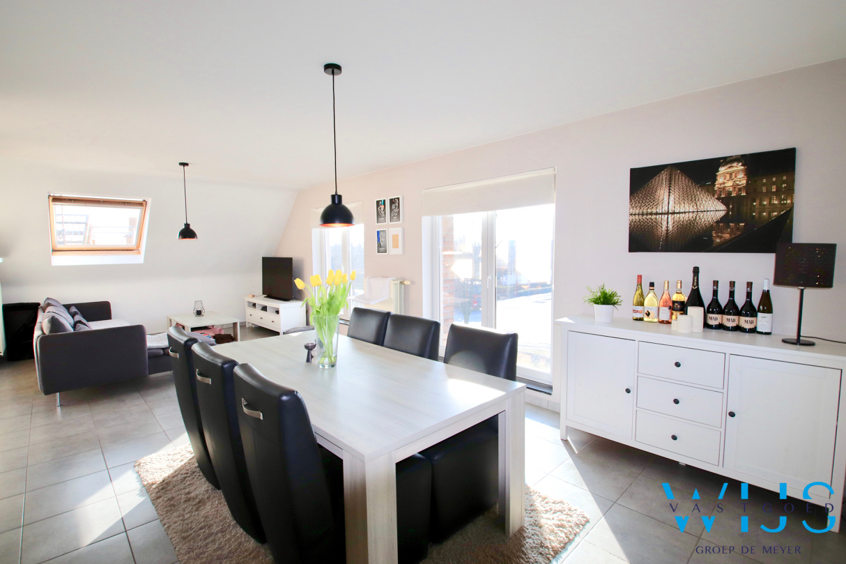 3slaapkamer appartement met leuk dakterras &amp; garage te ERTVELDE / RIEME! 