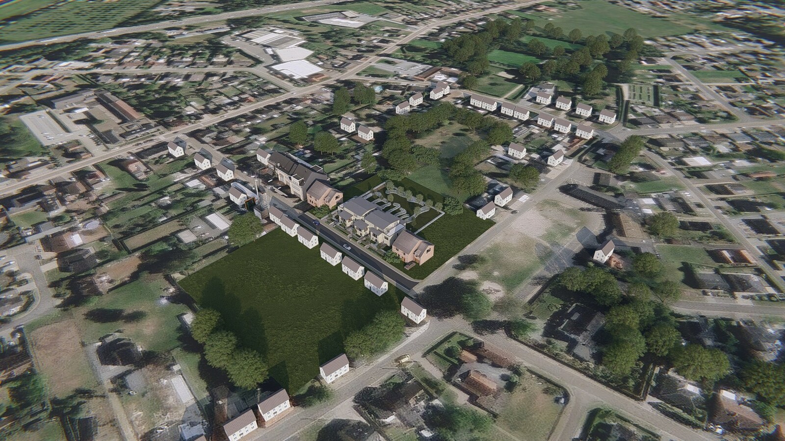 NIEUWBOUW PENTHOUSE APPARTEMENT MET 2 SLAAPKAMERS, 2 BADKAMERS EN RUIM TERRAS TE TUILT 
