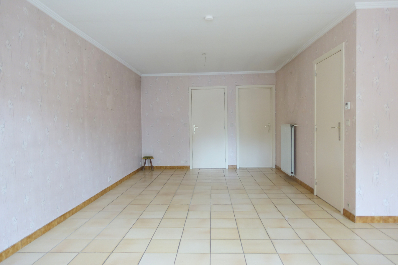 Gelijkvloersappartement met garagebox 