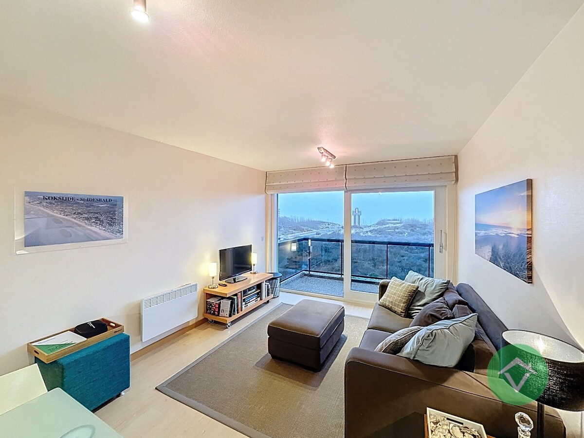 Bemeubeld appartement met zeezicht te Koksijde 