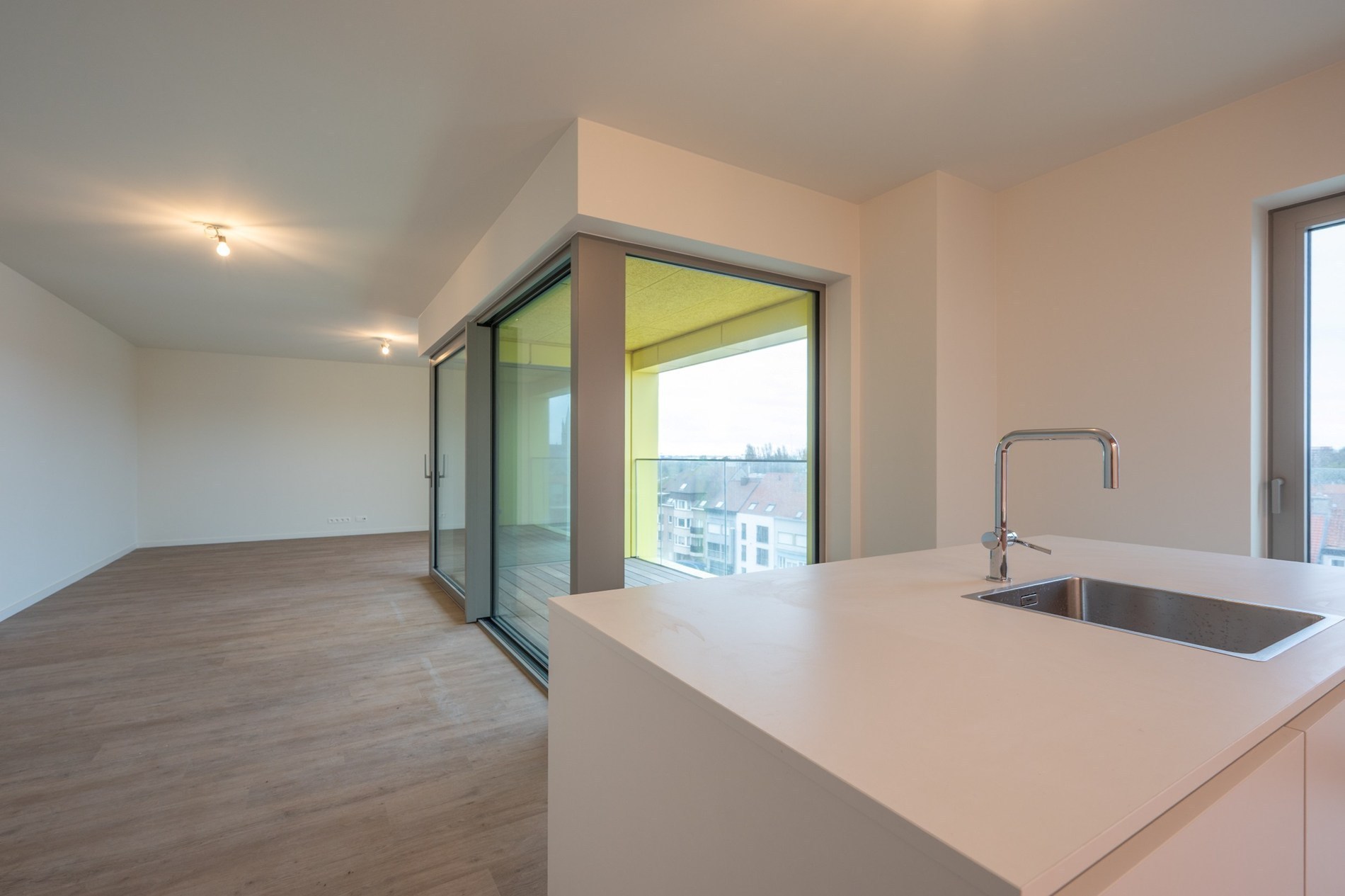 Volledig instapklaar nieuwbouw-appartement voorzien van een gevelbreedte van 10m: 