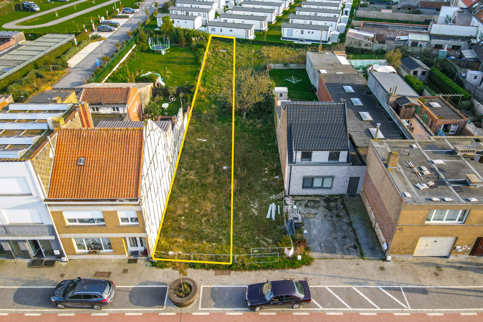 Perceel bouwgrond op ca 390 m² langs verbindingsweg tussen Middelkerke &amp; Nieuwpoort 