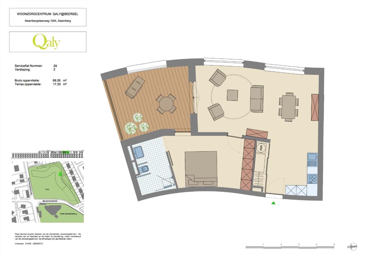Verkocht service flat - Alsemberg