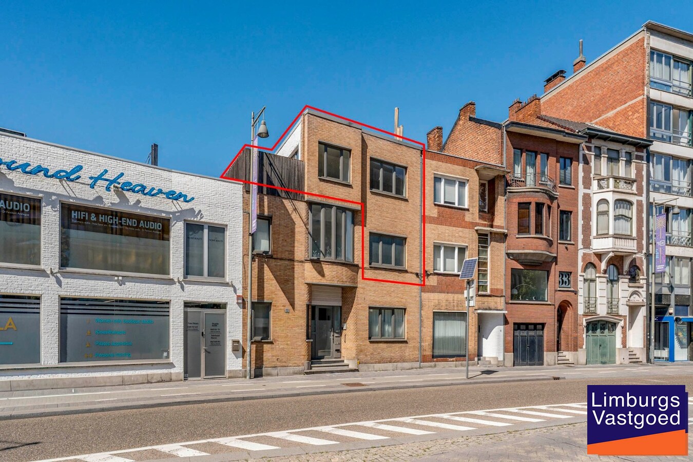 Ruim appartement (125m²) met 2 slpk en terras aan de kleine ring 