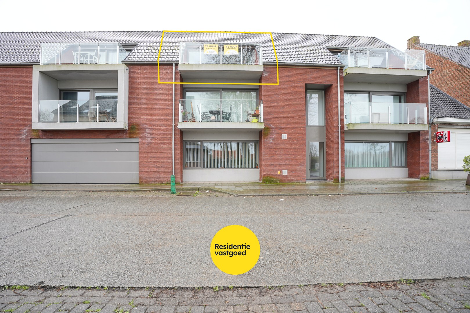 Dakappartement met twee slaapkamers en staanplaats in Ettelgem 