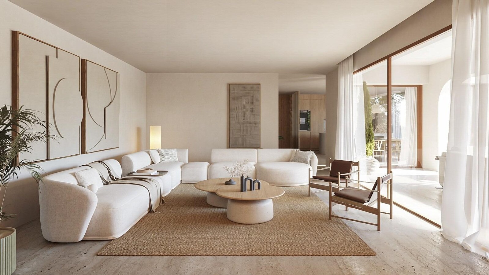 Luxe villa in Ibizaanse stijl in La Fustera - Benissa Costa 