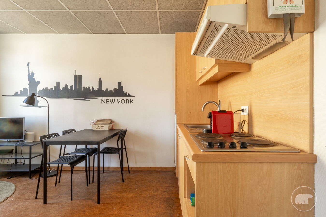Studentenappartement aan het Kramersplein te Gent 