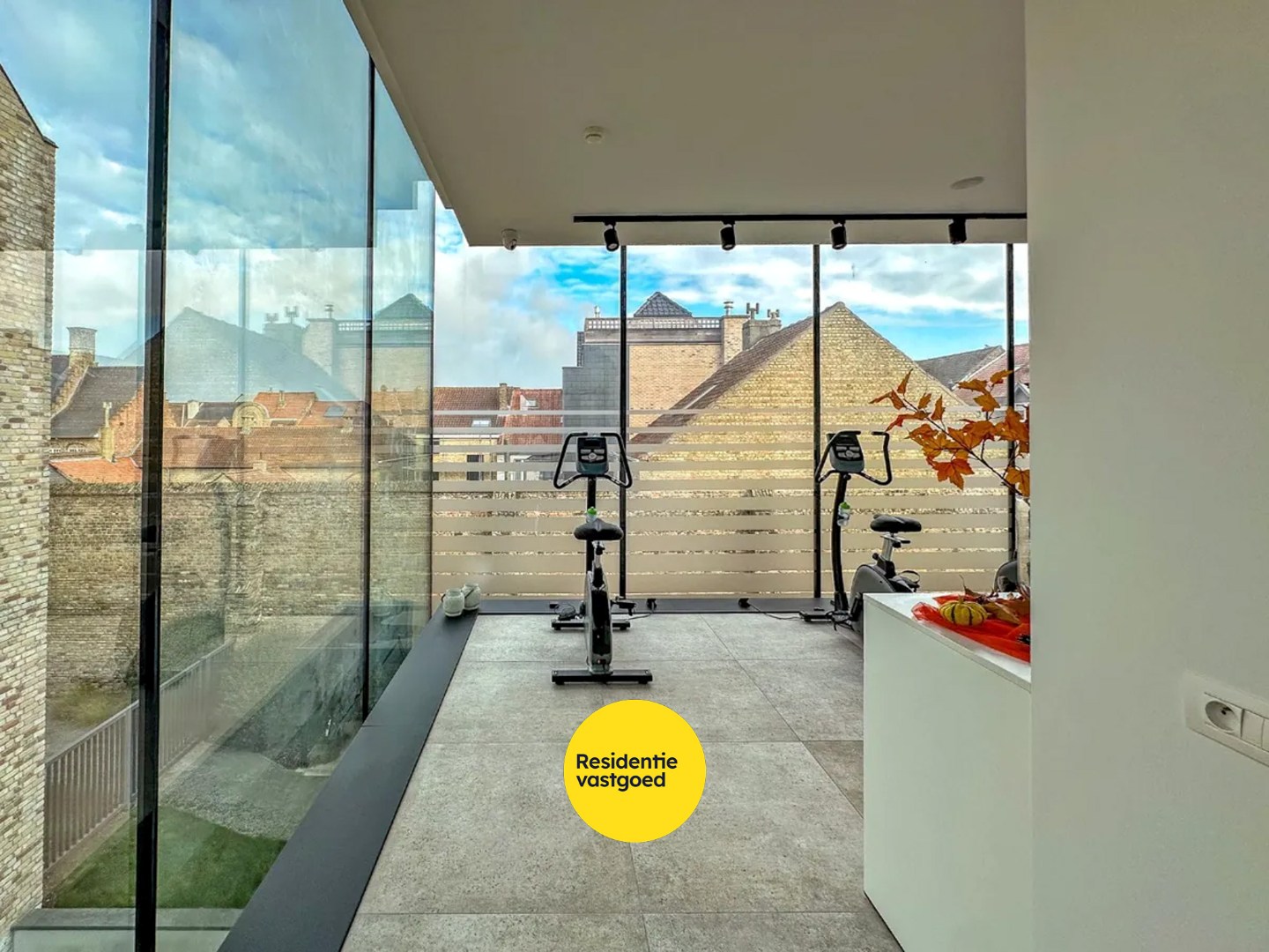 Uiterst goed onderhouden assistentieflat (55m² + 11m² terras) met 1 slaapkamer te Nieuwpoort. 