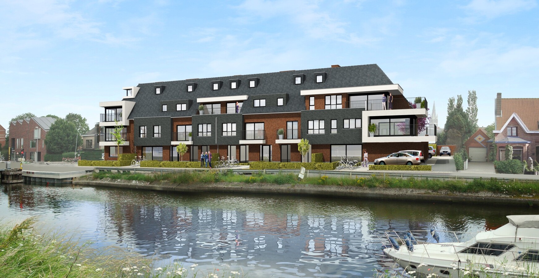 Schitterend nieuwbouwproject met zicht op het water! 