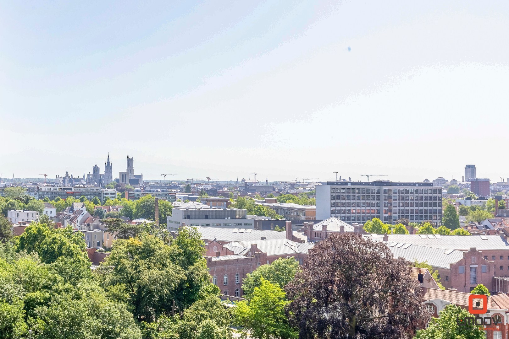 Ruim appartement met 3 slaapkamers en panoramisch zicht over Gent 