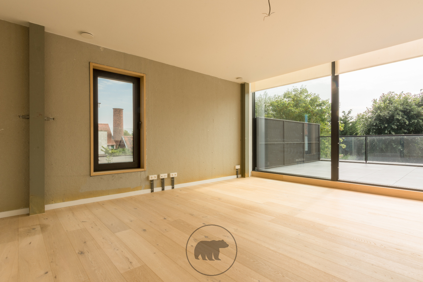 Nieuwbouwappartement met ruim terras in het centrum van Laarne 