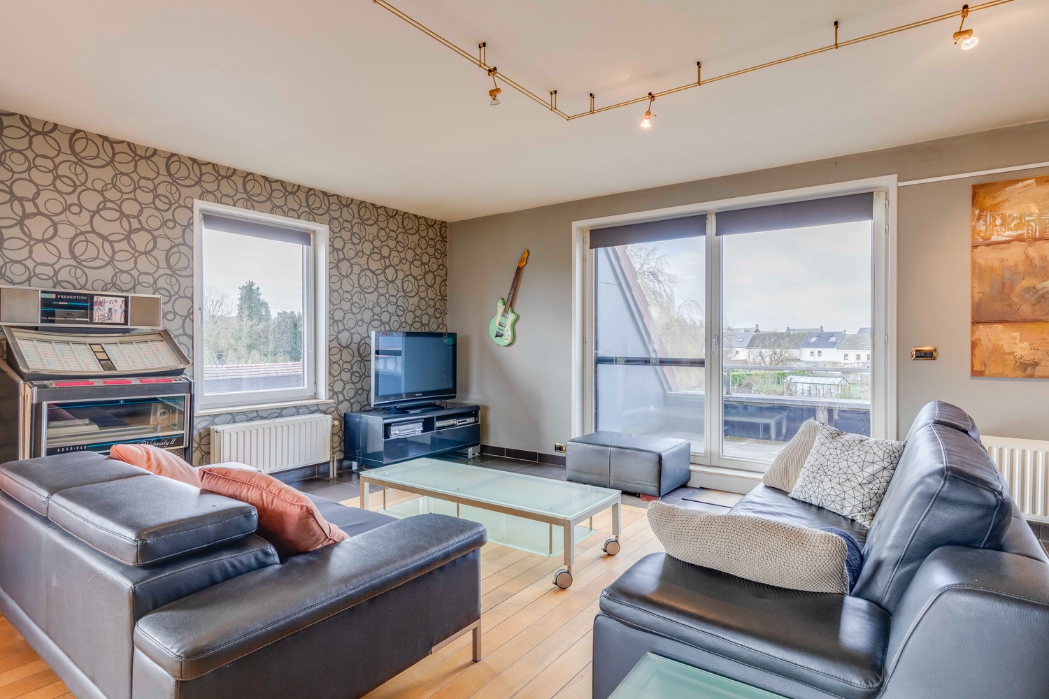 Duplex appartement, 3 slaapkamers en garage hartje Herzele 