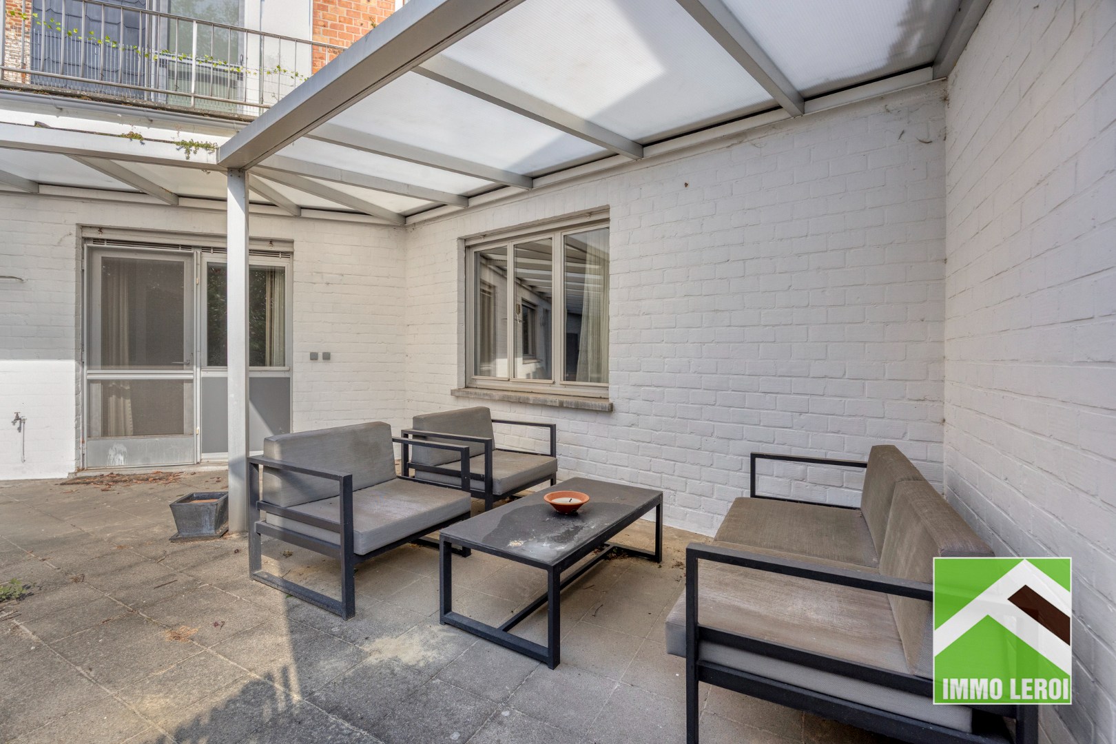 Terras met zithoek