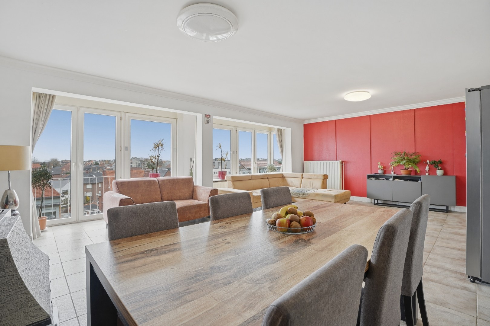 Ruim appartement (115 m²) met 3 à 4 slaapkamers op topligging te Koksijde-Bad 