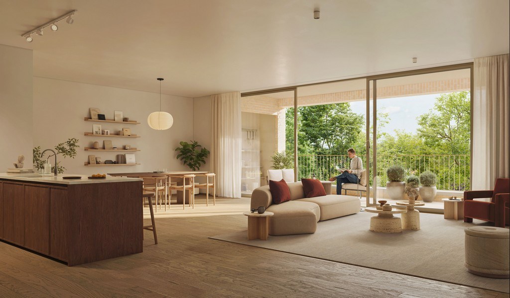 Nieuwbouw kantoorruimte te koop in de Beelbroekstraat in Gent