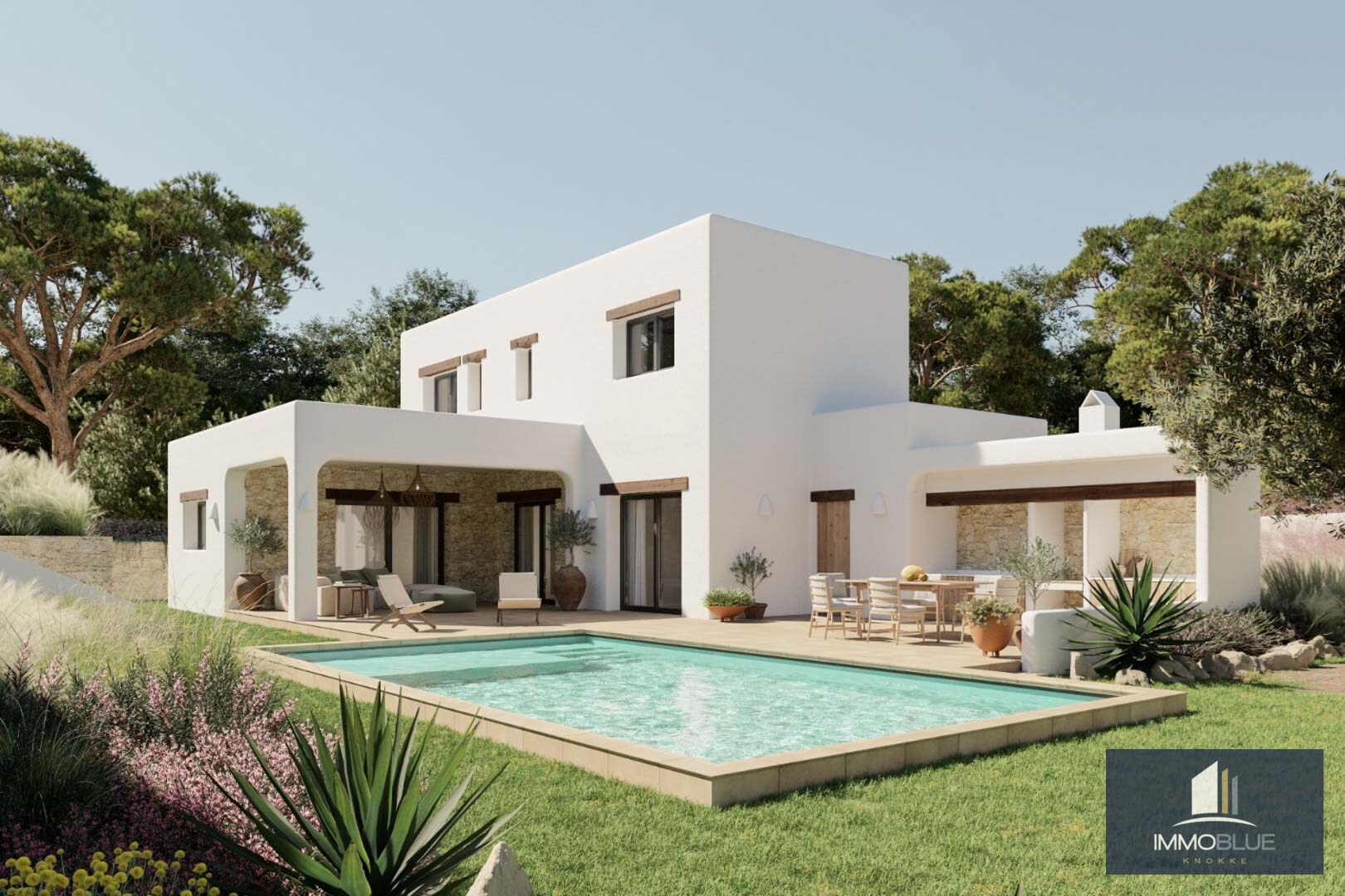 villa de lux de style Ibiza. 